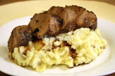 Крехки чеснови пържолки