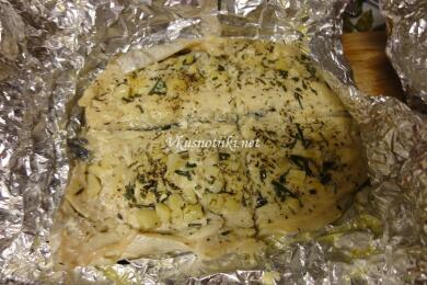 Пъстърва във фолио