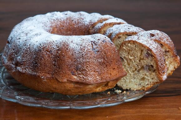 Лесен какаов кекс с банани