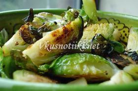 Печено брюкселско зеле                                               