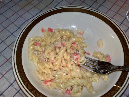 салата Jacky с ролца от раци