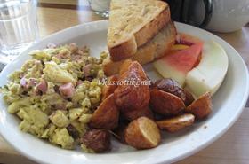 Яйца с шунка или салам