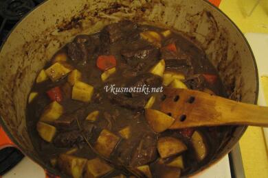 Картофи с кайма