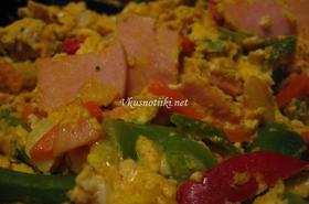 Бърз миш маш с шунка