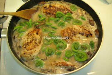 Пиле фрикасе 2