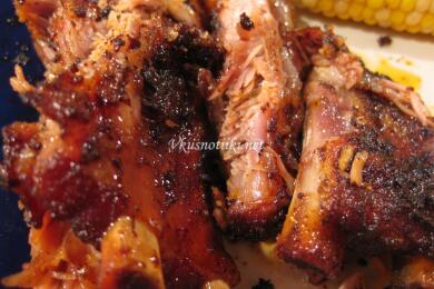 Вкусни свински ребърца на фурна- Ина