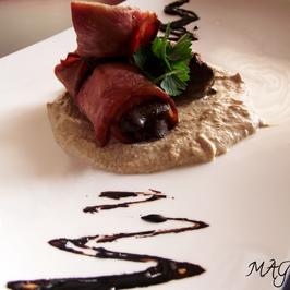 Пилешки дробчета увити в бекон