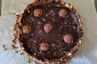 Шоколадов тарт с шоколад Нутела