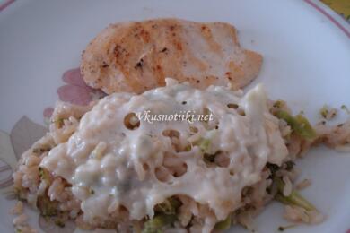 Пиле с броколи