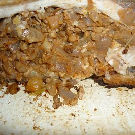 Пълнен шаран с орехи по русенски