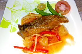 Запържена риба с джинджифил