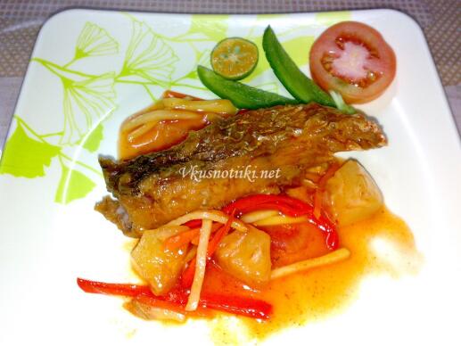 Запържена риба с джинджифил