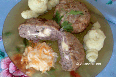 Шницели с плънка