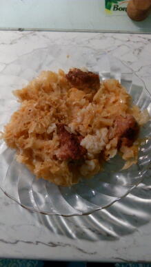 Зeле с ориз и кайма