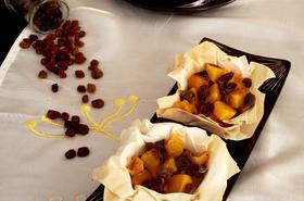 Кошнички с тиква и сушени плодове