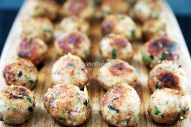 Кюфтета от пиле - пържени