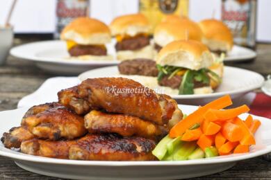 Джинджифилови пилешки крилца