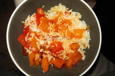 Домати с ориз на фурна