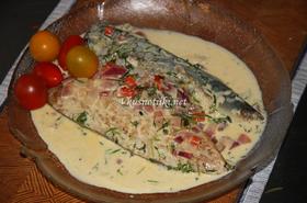 Скумрия със сметана