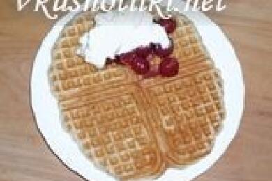 Белгийски вафли с мая (тип Гофрети)