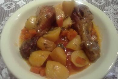 Пилешки бутчета в плик