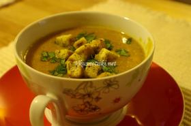 Крем супа от картофи с кротончета 