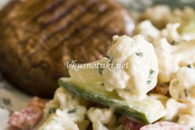 Салата с карфиол