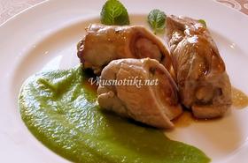 Панирано филе с плънка