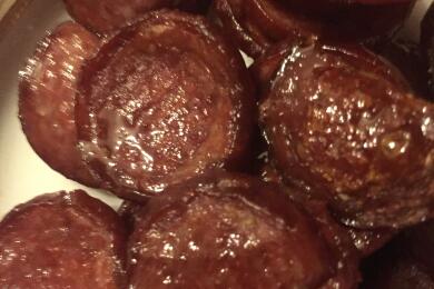 Сандвич с кашкавал и печен салам