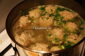 Супа - топчета и картофи