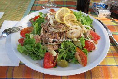 Салата с риба тон(шунка)