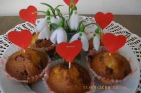 Мъфини за св Валентин