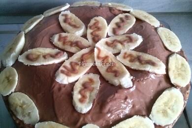 Пандишпаново-шоколадов кейк