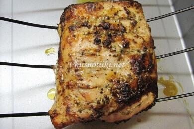 Свинско с марината на фурна