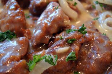 Пълнени кошнички с дробчета по селски 