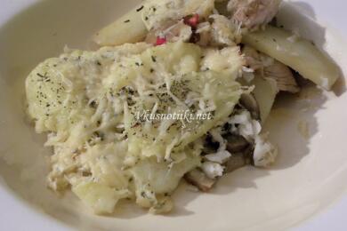 Печени картофи със сирене II