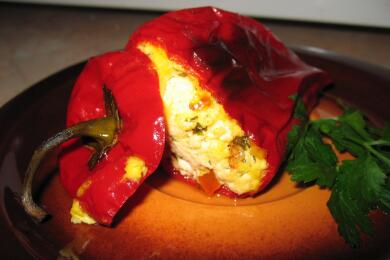 Чушки с извара