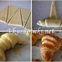 Кифлички със сирене и кашкавал