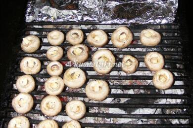 Гъби печени на жар