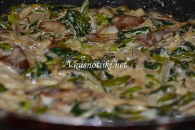 Гъби със сметана