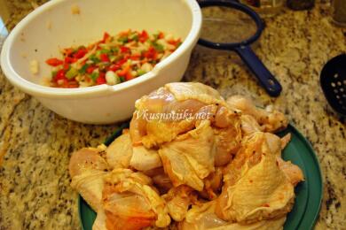 Пиле фрикасе 2