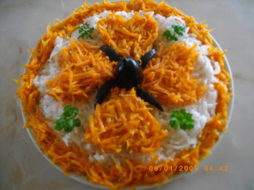 Зимна салата от ряпа и моркови