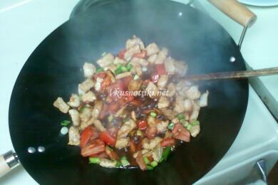 Свинско с аспержи