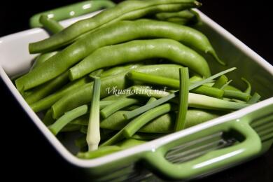 Зелен фасул със сметана