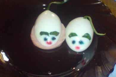 Мишки от яйца