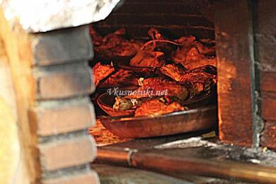 Агне, пълнено със зрял фасул