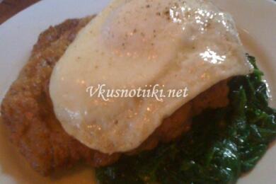 Свински котлети пълнени със спанак