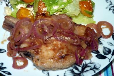 Свински пържоли на фурна