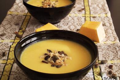 Крем супа от тиква с джинджифил