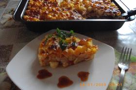 Макарони с домати и сирена на фурна